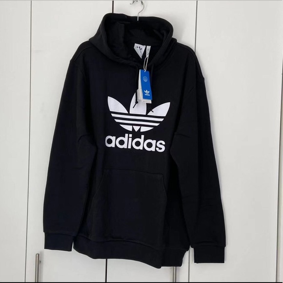 Men's Adidas Originals Adicolor Large Trefoil Hoodie Size XL